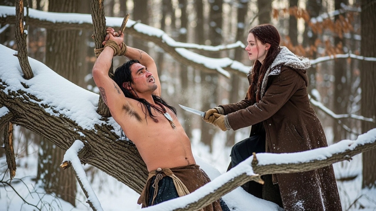 Μια όμορφη γυναίκα σκαρφάλωσε για να σώσει τον ανυποψίαστο Αρχηγό των Απάτσι που κινδύνευε!