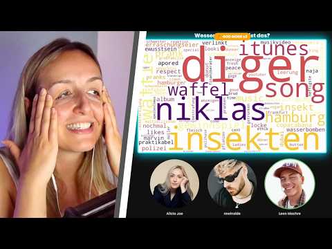 Welcher YouTuber sagt am häufigsten "Diggah"? (Wortwolken-Quiz)