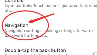 How to edit navigation in Mx player,  Mx player me navigation kaise check kare screenshot 2