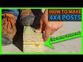 How To Build a 4x4 Post or Column that Won't Warp or Bend with Treated Wood
