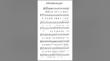 Tưởng Rằng Đã Quên - Piano - Trịnh Công Sơn #shorts