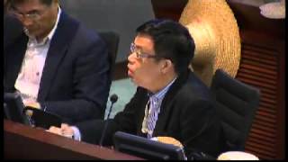 20140620-10 涂謹申: 討論不容重提中止待續的準確會議規程要求和權力來源 擔心火警逃生問題 [反東北發展]