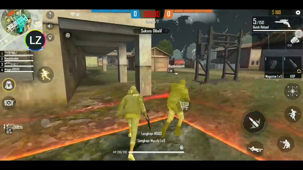 Jogado de hack ff - YouTube