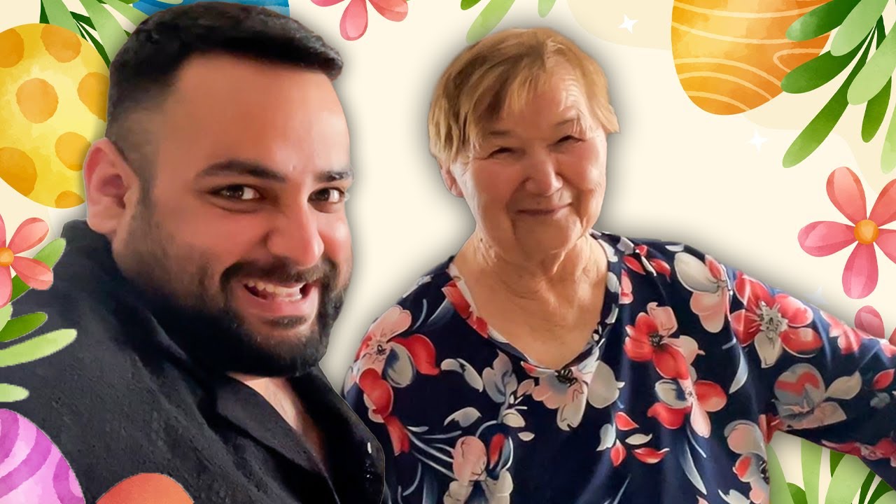 MĄŻ Z INDII SPĘDZA ŚWIĘTA WIELKANOCNE Z BABCIĄ | Polsko Indyjska Rodzinka