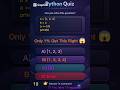 Python Quiz That 90% Get WRONG 😱 | Mutable Trap #quiz #python