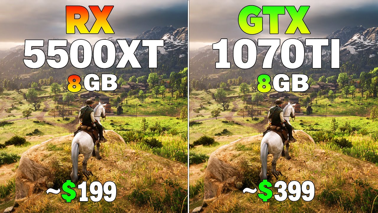 RX 5500 XT vs GTX 1070 Tİ - Test in 8 Games - YouTube