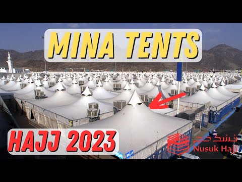 How to Go To Mina | Full Tour Mina Tents for Hajj 2023 #hajj2023 #latestupdate