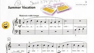 Performance 1B: Summer Vacation - Performance Tempo Accompaniment Track 