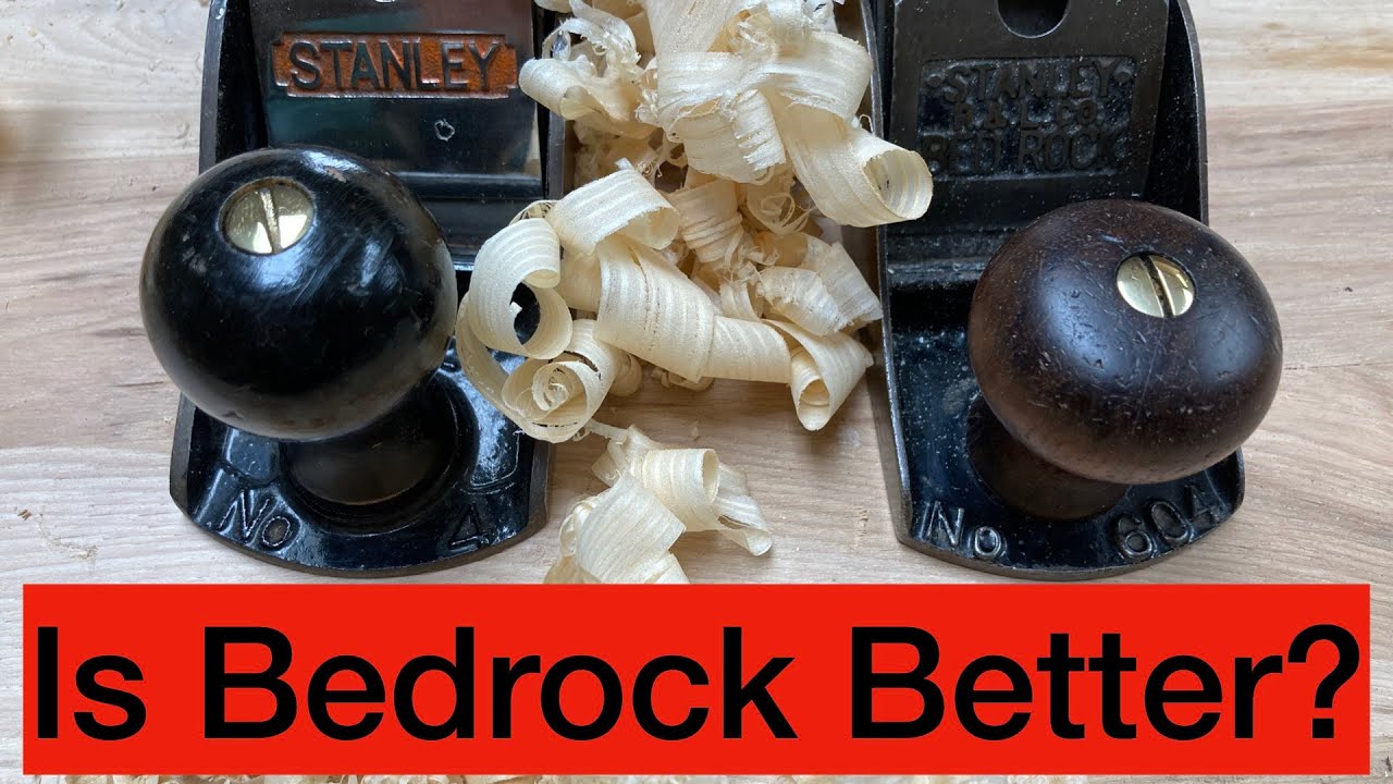 Stanley Bedrock 604 vs. Stanley Bailey No. 4. Which is Better? YouTube