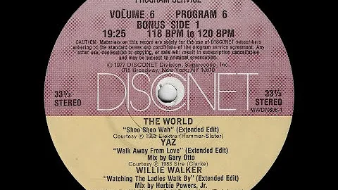 Disconet Volume 6, Program 6 / Yaz - Walk Away From Love (1983)