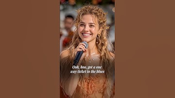 One Way Ticket Lyrics - Bye, bye love  #lyricsvideo #shorts  #lofilulla