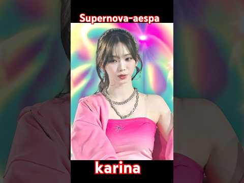 aespa 에스파 'Supernova' MV [Karina] Live Performance #shorts #karina #aespa #supernova #kpop