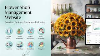 Flower Shop Management Website screenshot 1