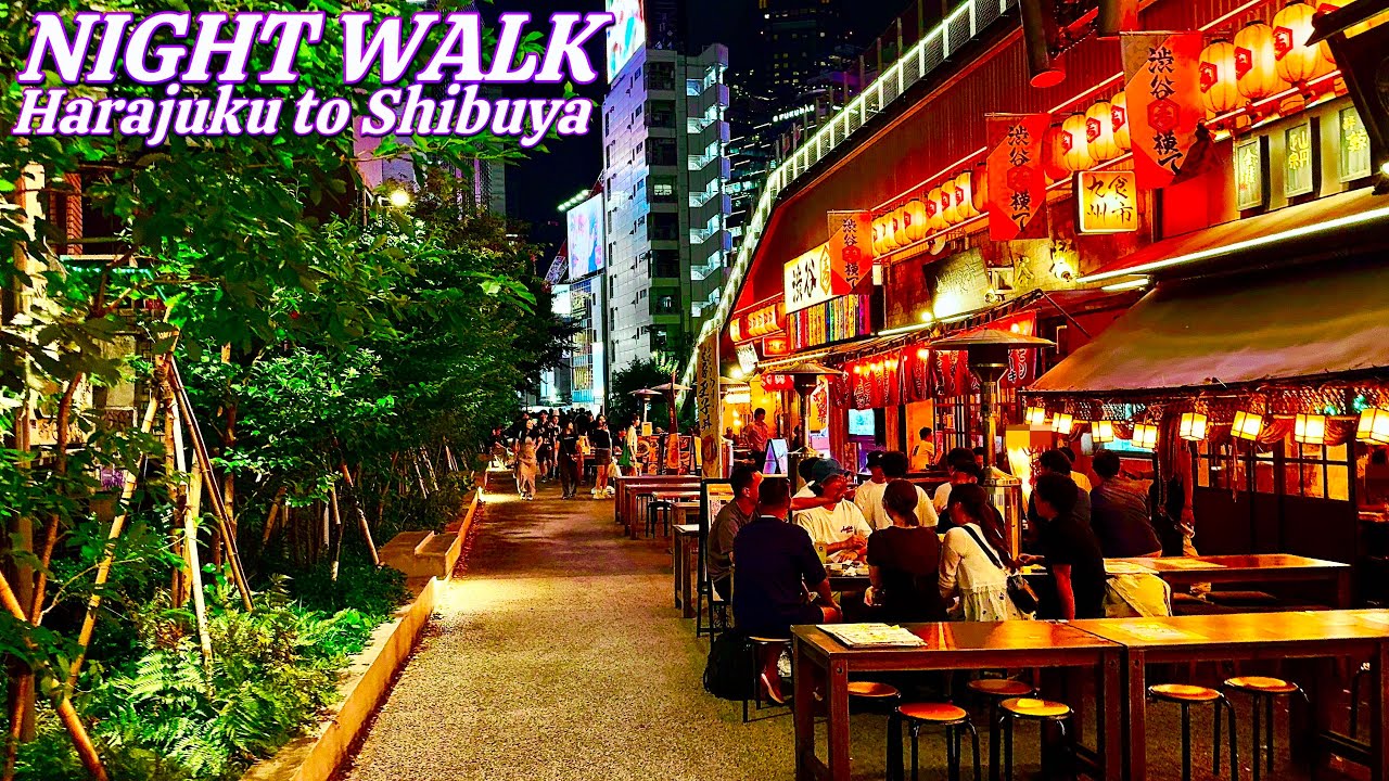 Tokyo Harajuku to Shibuya, a frame from the walk