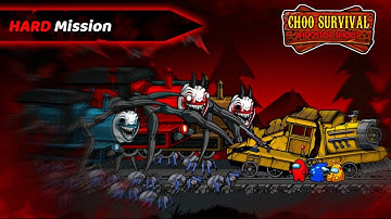 Choo Survival: Impostor Shoot - Gameplay Walkthrough Part 1 Among Us VS Spider Train Choo Choo