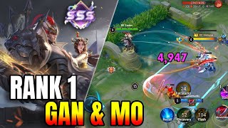 Top 1 Gan & Mo Plays! 19 Kills HIGH RANK DOMINATION in Honor of Kings screenshot 4