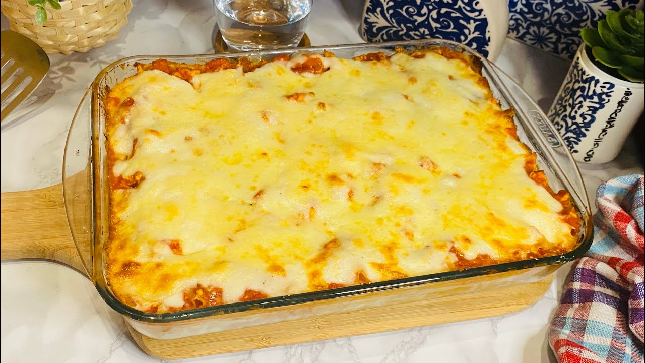 أسرع طريقة لازانيا بالدجاج و الجبن و الباشاميل /أطيب وجبة ممكن تحضروها عالسريع 😋lasagne au poulet