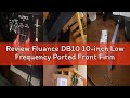 Review Fluance DB10 10-inch Low Frequency Ported Front Firing Powered Subwoofer for Home Theater &amp; M