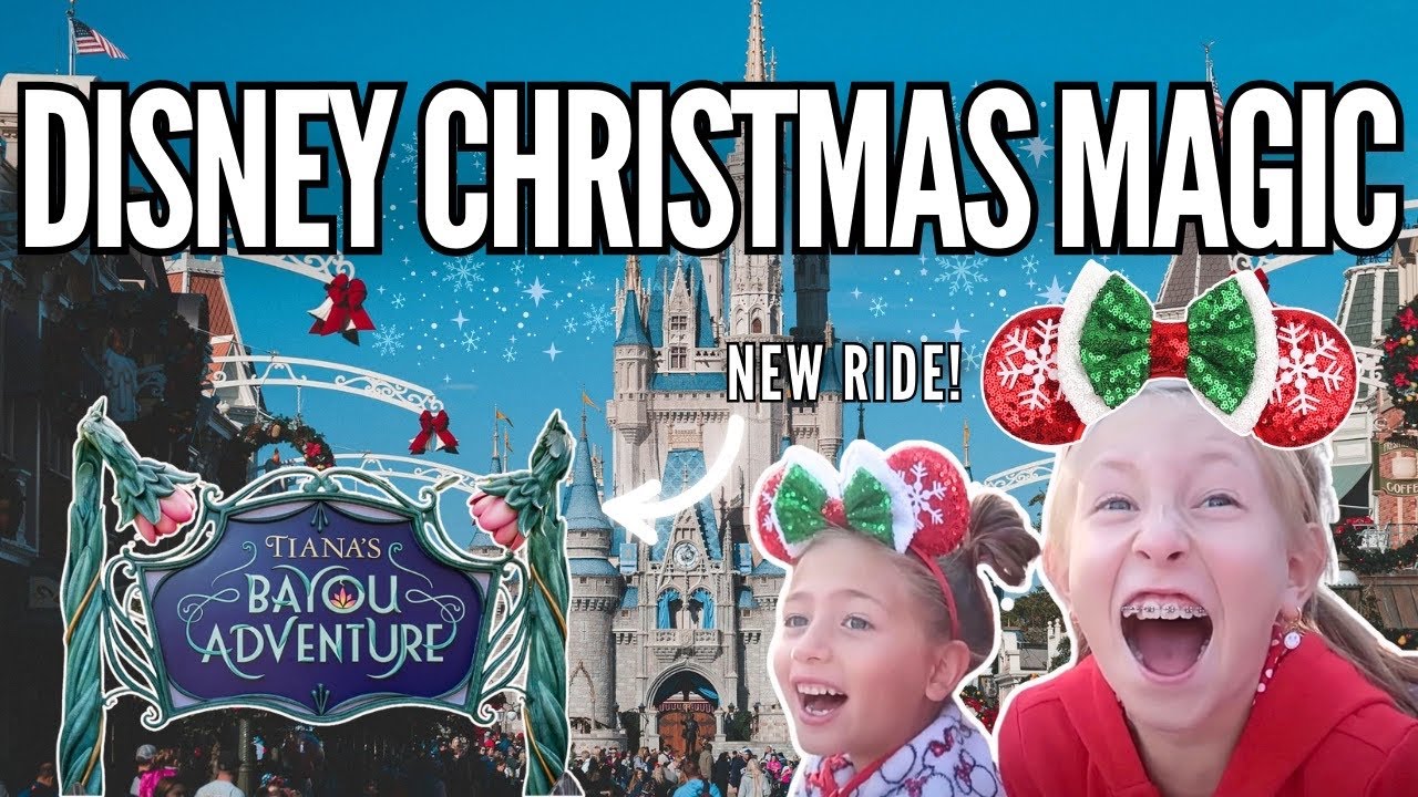 Grand Opening of the New Tiana's Bayou Adventure Ride @ Disneyland! | Disney Christmas 2024