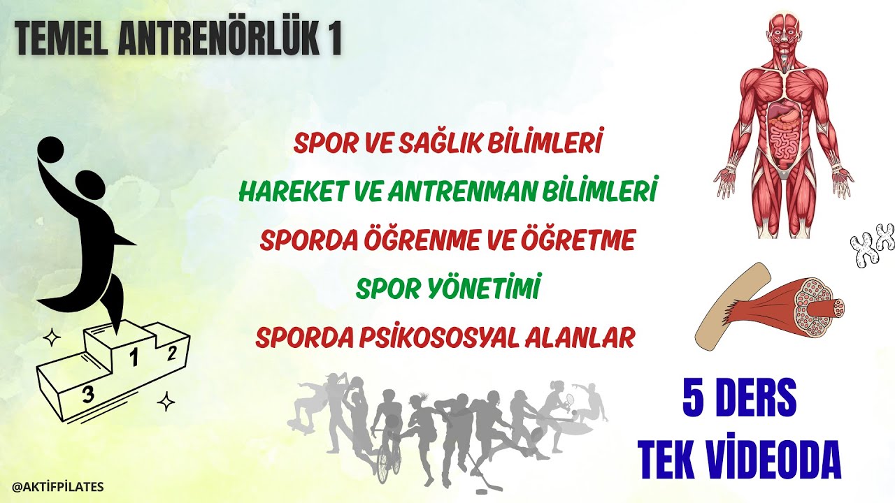 1. Kademe Antrenörlük Sınavına Tek Videoyla Hazırlan | 5 Ders