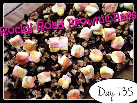 Rocky Road Brownie Bars Recipe Day