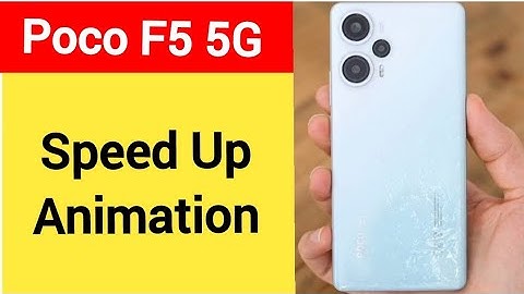 How to speed up animation, Poco F5 5G me animation speed kaise increase Karen