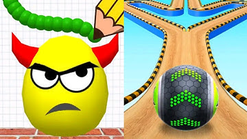 Draw To Smash VS Going Balls IOS Android PST Gameplay