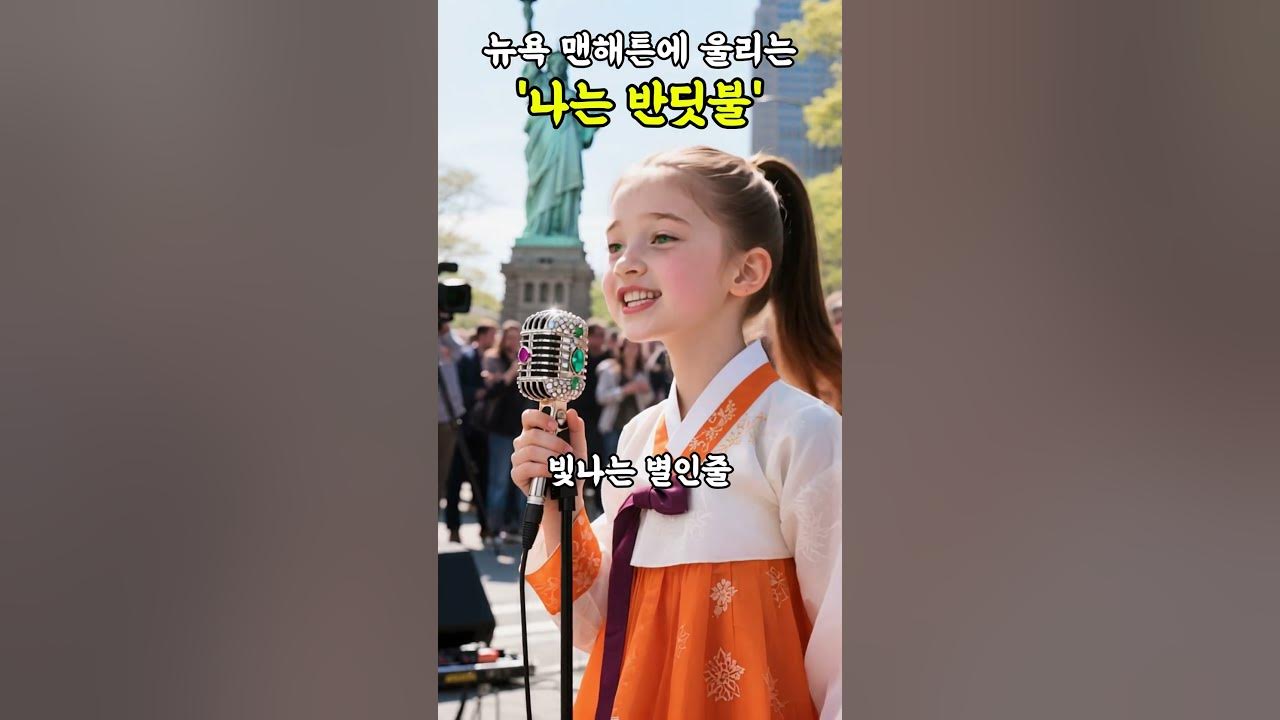 🎵뉴욕 맨해튼에 울리는🎙️ '나는 반딧불' 🎹  #트롯 #김유하 #황가람