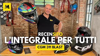CGM 311 BLAST Full Face Sport Motorcycle Helmet Complete and Good Price || Reviewed