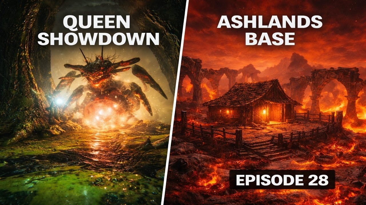 Valheim  Episode 28 — The Queen’s Citadel & First Steps into the Ashlands