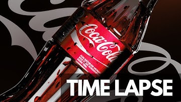 Realistic Coca Cola bottle in Blender ( TIMELAPSE )