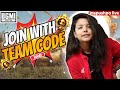 3k SOON❤ JOIN WITH TEAMCODE🎈 MSPUSHPA LIVE || #bgmilive #teamcode #girlgamer #pubgmobile