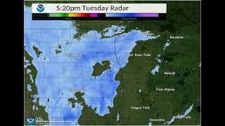 12pm Jan 5th radar through 6pm