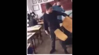 Teacher throws chair!!! Student start to activate like anime type ultra instinct