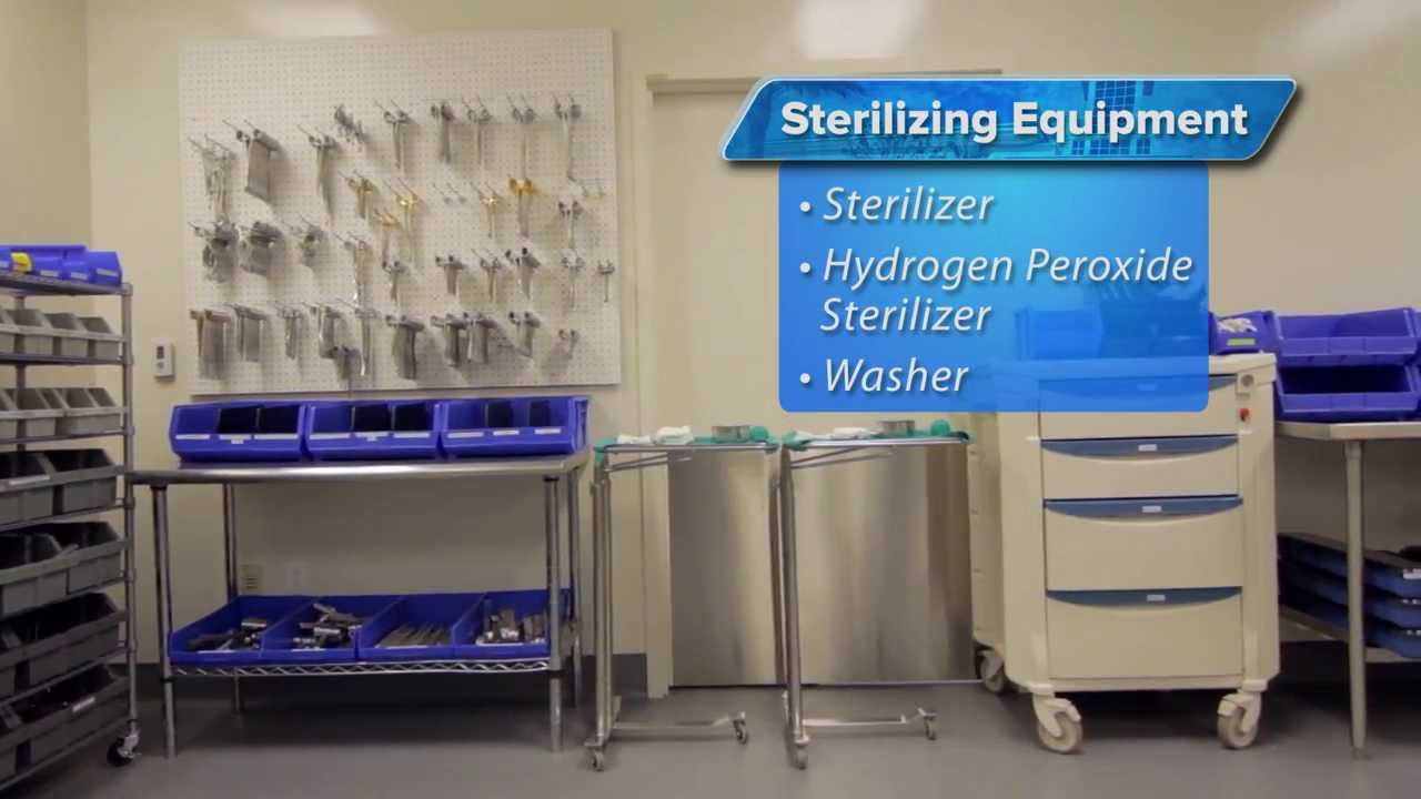 Sterile Processing room and equipment Florida Hospital Nicholson Center