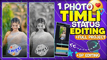 Narvat Rathva New Timli Status Editing Alight Motion 2024 || Timli Status Editing || Ritesh editing