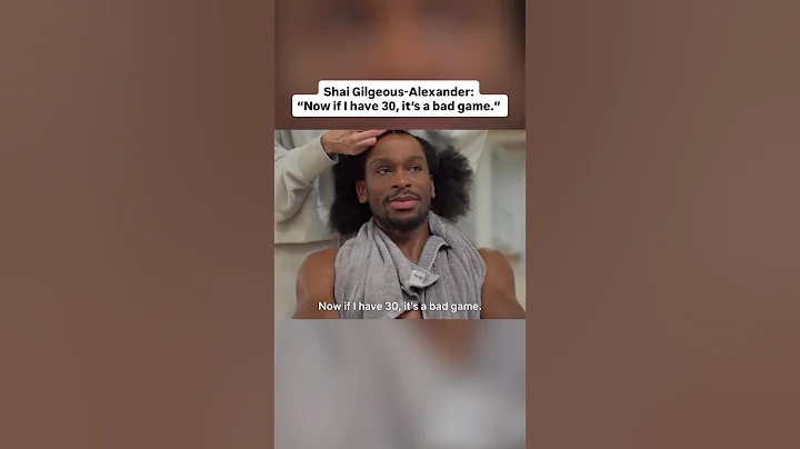 Shai Gilgeous-Alexander thinks scoring 30 points is a bad game for him 😳 #nba #okcthunder #sga