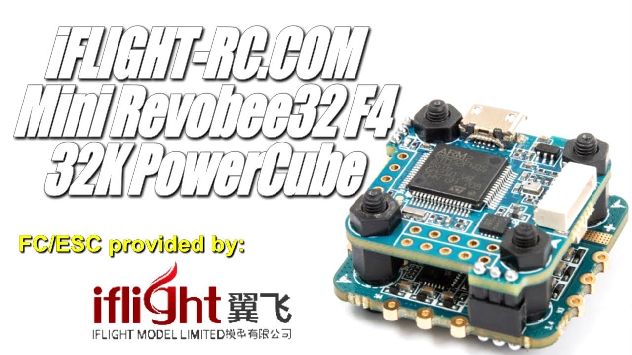 iFlight-RC.com Mini Revo32 F4 32K 18A 20x20mm PowerCube Overview - YouTube