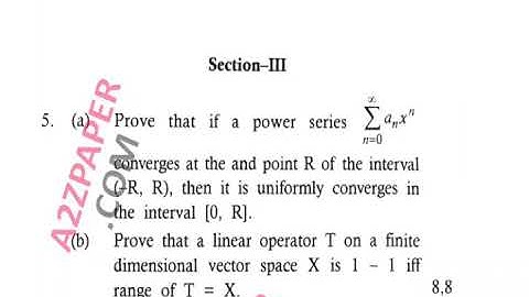 Mdu MSc Maths 1st Sem Mathematical Analysis Question Paper 2021