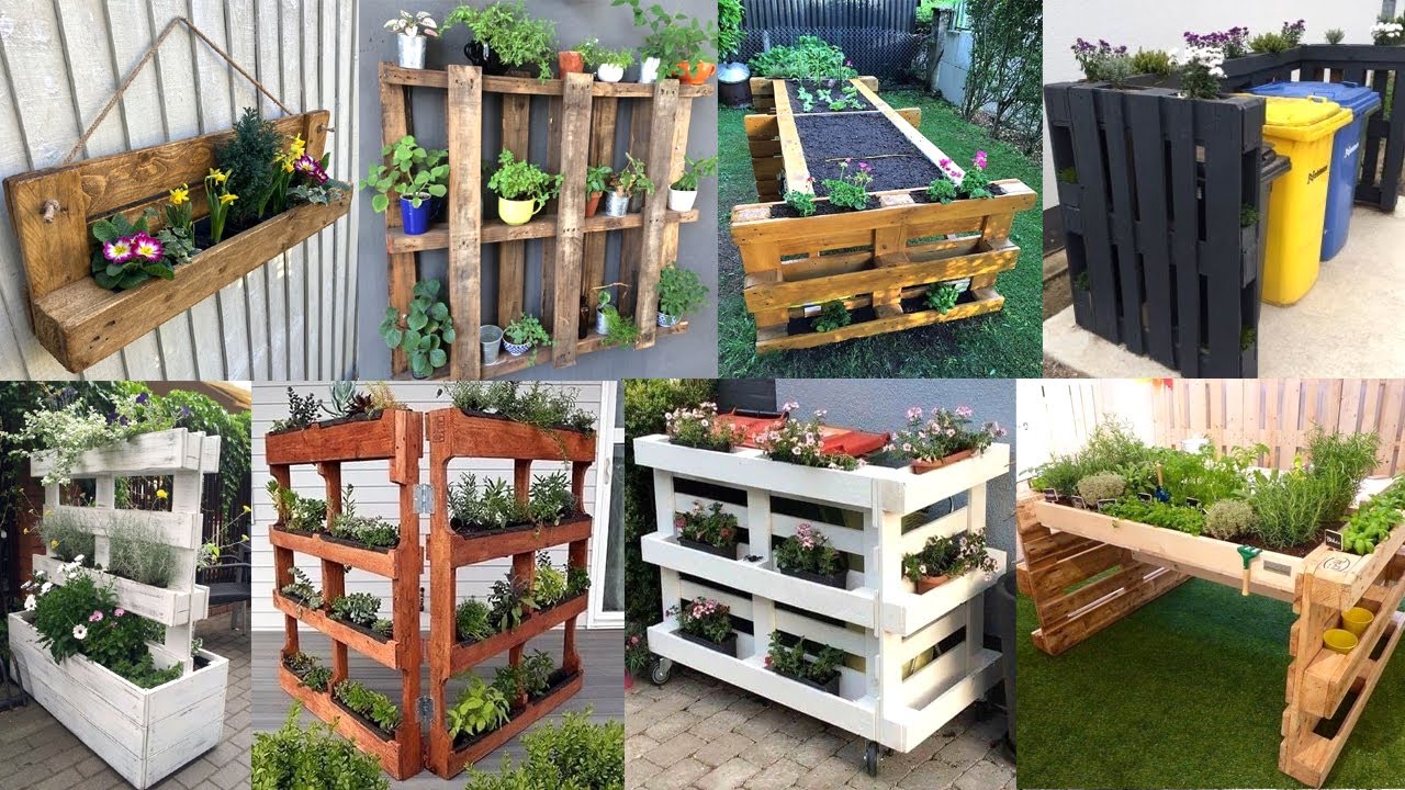 75+ Wooden Pallet Garden Decoration Ideas / Garden Pallet DIY Projects
