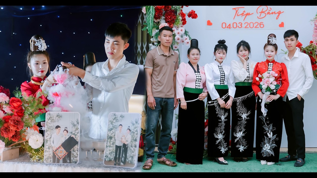 TOÀN CẢNH LỄ VU QUY [[ THU ĐẠI & TIỆP BẰNG ]] TẠI BẢN TÁT - XÃ MUỔI NỌI - TỈNH SƠN LA