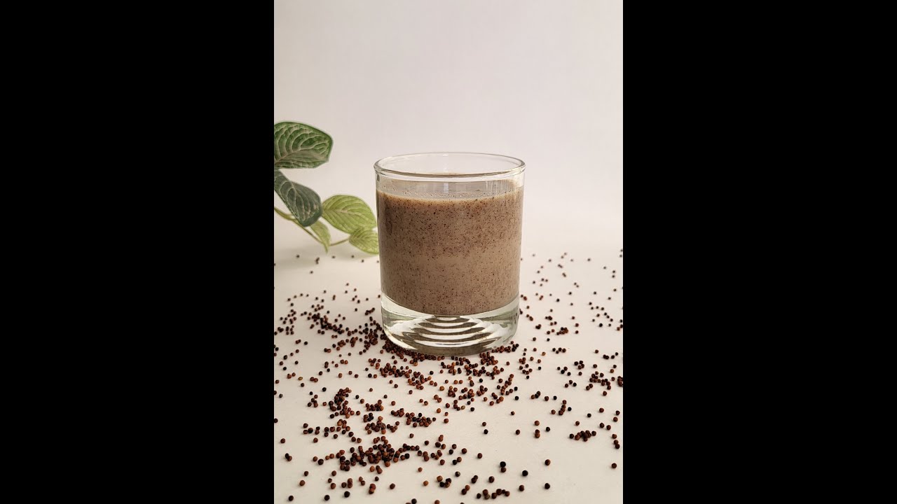 Drink Your Millet- Sprouted Ragi Drink- Easy and quick recipe - YouTube