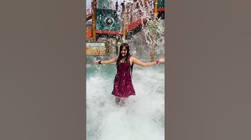 Thumbnail of Waterpark enjoy😉paani bahut zor se lagta hai😁 #bindasskavya #bindasskavyashorts #waterpark