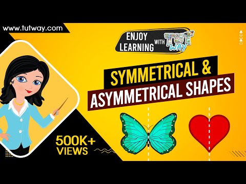 Symmetrical And Asymmetrical Shapes | Math | Grade-3,4 | Tutway |