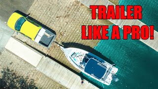 Boating 101 | How to Back Up a Boat Trailer & Launch a Boat Boat Ramp Tips