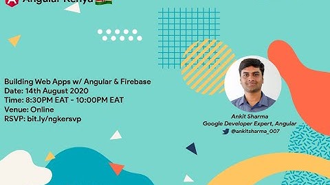 Building Web Apps with Angular & Firebase