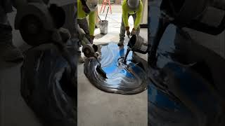This Garage Floor Looks Like Glass