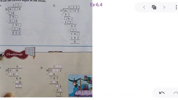 missing digits in Division, GRADE-4