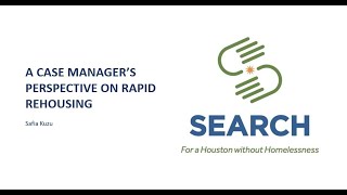 A case manager's perspective on Rapid Rehousing