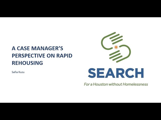 A case manager's perspective on Rapid Rehousing